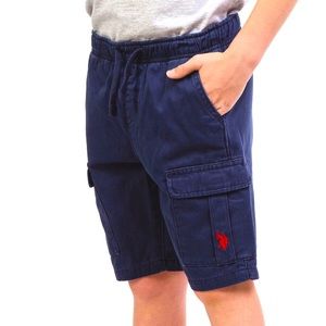 NWT 2 PAIR Boys U.S. Polo Assn. Cargo shorts